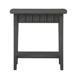 Kirklands Home Accent & End Tables|Wood Slat Accent Table Gray