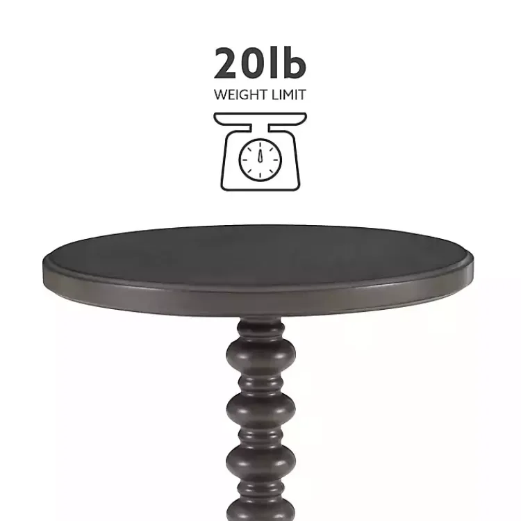 Kirklands Home Accent & End Tables|Wood Spindle Side Table Gray