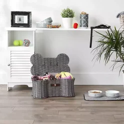 Discount Woven Bone Shaped Basket, 17 in. Baskets & Boxes