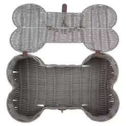 Online Woven Bone Shaped Basket, 21 in. Baskets & Boxes