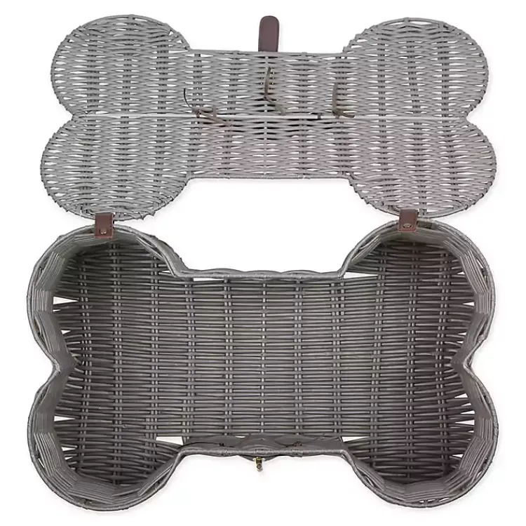 Online Woven Bone Shaped Basket, 21 in. Baskets & Boxes