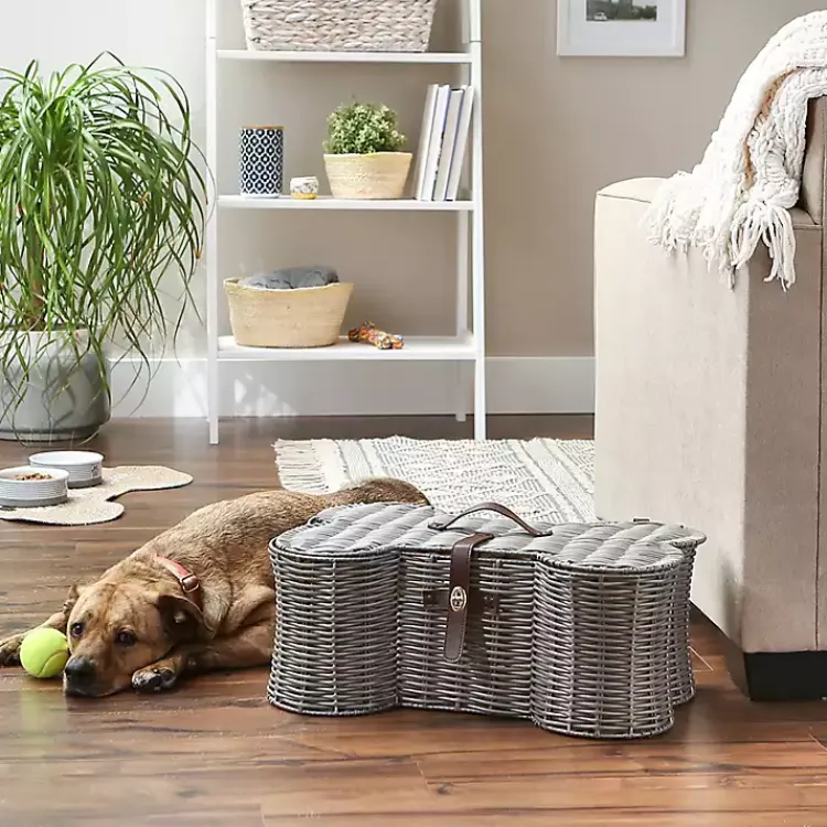 Online Woven Bone Shaped Basket, 21 in. Baskets & Boxes