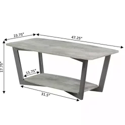 Kirklands Home Coffee Tables|stone Joanne Coffee Table Gray