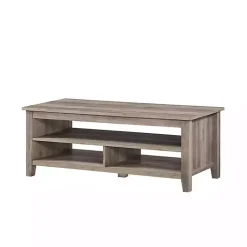 Kirklands Home Coffee Tables|wash Grooved Side Panel Coffee Table Gray