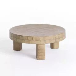 Best wash Mango Wood Round Riser Decorative Accents