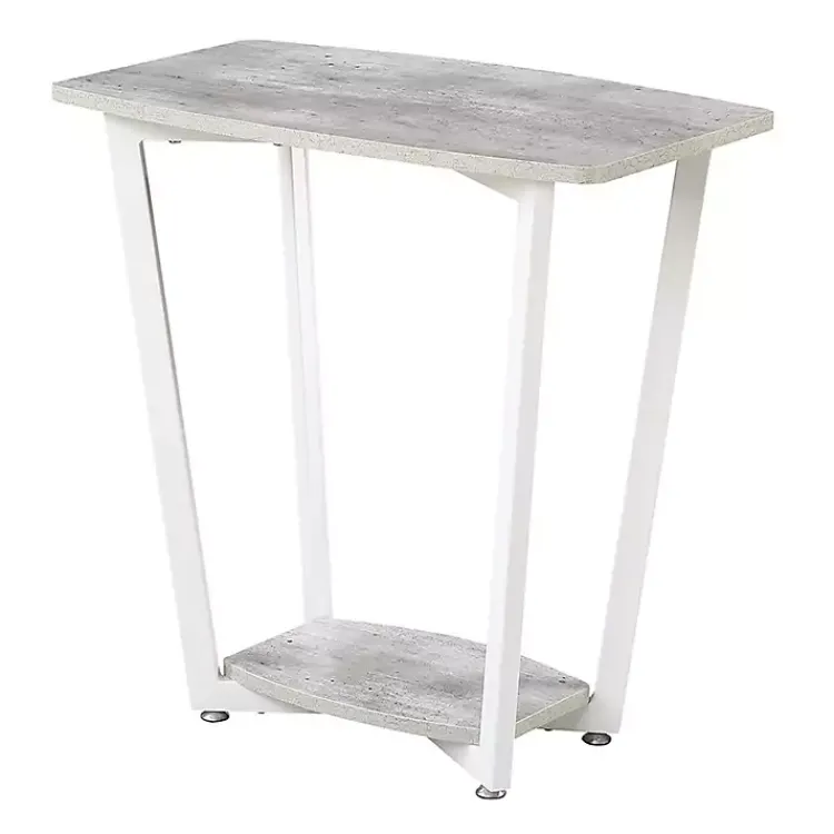 Kirklands Home Accent & End Tables|Graywash Joanne Accent Table White