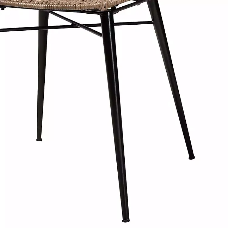 Kirklands Home Dining Chairs|Graywashed Rattan Dining Chairs, Set of 2 Brown