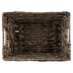 Discount Graywashed Woven Water Hyacinth Baskets, Set of 3 Baskets & Boxes