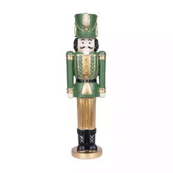 Discount Green and Gold Nutcracker Figurine Christmas Decorations