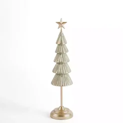 Discount Green and Gold Tiered Christmas Tree, 19 in. Christmas Decorations