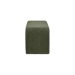 Kirklands Home Benches & Ottomans|Boucle Waterfall Bench Green