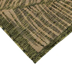 Kirklands Home Outdoor Rugs|Cabo Palm Indoor Outdoor Area Rug, 8x10 Green