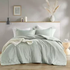 Kirklands Home Comforters|Chambray 3-pc. King Comforter Set Green