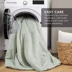 Kirklands Home Comforters|Chambray 2-pc. Twin/Twin XL Comforter Set Green