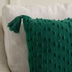 Sale Chenille Swiss Dot Pillow, 22 in. Pillows