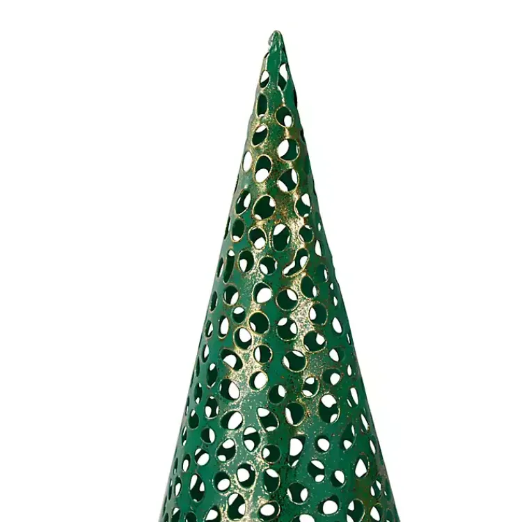 Hot Cut-Out Cone Tabletop Trees, Set of 3 Christmas Decorations