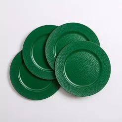 Sale Dotted Chargers, Set of 4 Christmas Dining & Entertaining