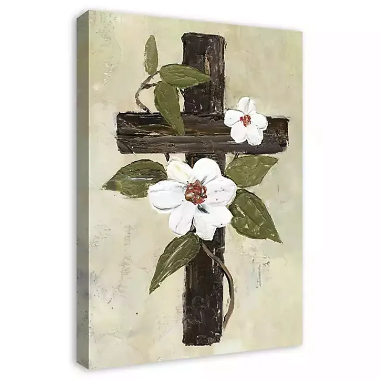 Discount Easter Cross Canvas Art Print Easter Decorations