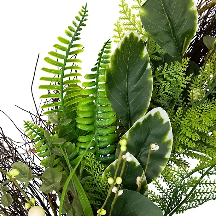 Discount Foliage Bird Nest Wreath Wreaths