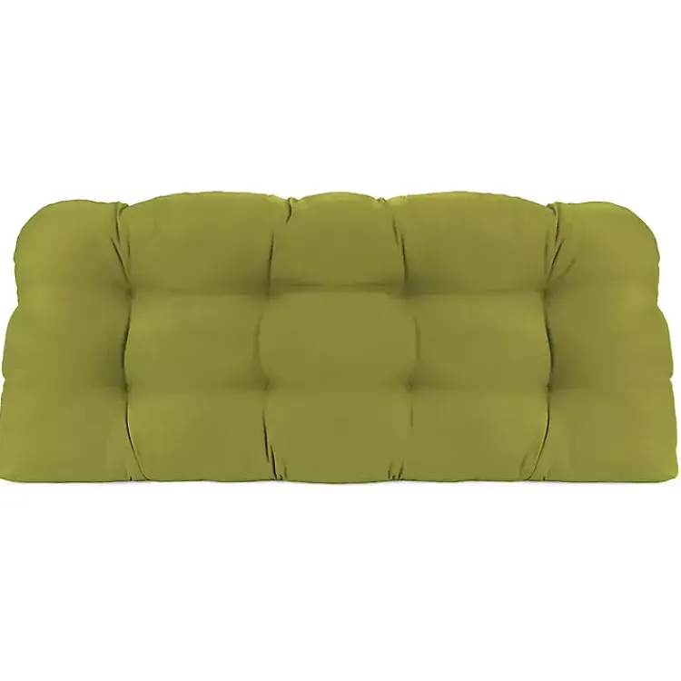 Kirklands Home Outdoor Cushions & Pillows|French Edge 3-pc. Outdoor Wicker Cushion Set Green