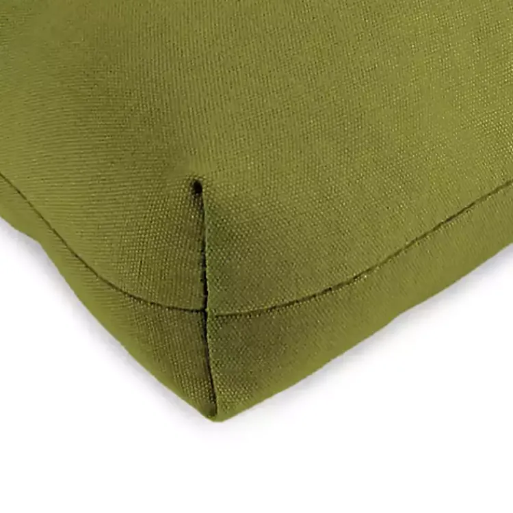 Kirklands Home Outdoor Cushions & Pillows|French Edge 3-pc. Outdoor Wicker Cushion Set Green
