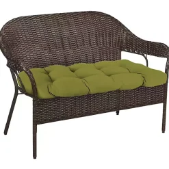 Kirklands Home Outdoor Cushions & Pillows|French Edge 3-pc. Outdoor Wicker Cushion Set Green
