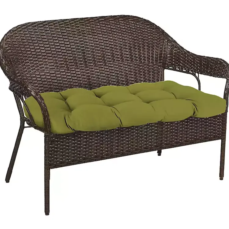Kirklands Home Outdoor Cushions & Pillows|French Edge 3-pc. Outdoor Wicker Cushion Set Green