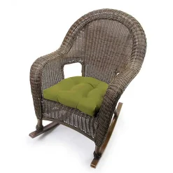 Kirklands Home Outdoor Cushions & Pillows|French Edge 2-pc. Outdoor Wicker Cushion Set Green