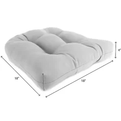 Kirklands Home Outdoor Cushions & Pillows|French Edge 2-pc. Outdoor Wicker Cushion Set Green