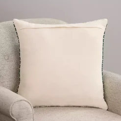 Hot Green Hemlock Woven Pillow Pillows