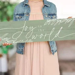 Hot Joy to the World Wall Plaque Christmas Art & Wall Decor