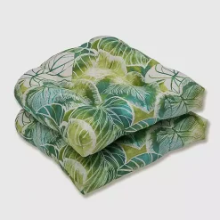 Kirklands Home Outdoor Cushions & Pillows|Green Lagoon Outdoor Chair Cushions, Set of 2