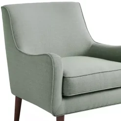 Kirklands Home Accent Chairs|Mid-Century Modern Accent Chair Green