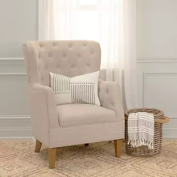 Online Offset Colorblock Stripe Throw Pillow Pillows