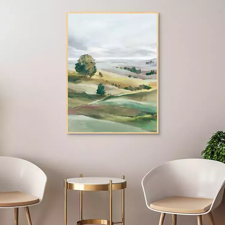 Kirklands Home Canvas Art|Green Pastures I Framed Canvas Art Print