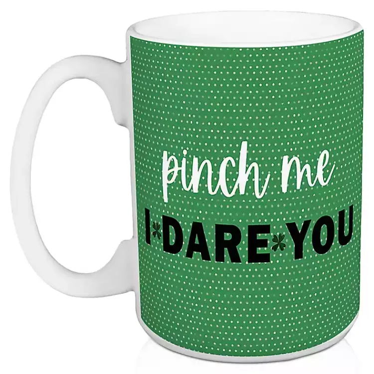 Best Green Pinch Me I Dare You Mugs, Set of 2 St Patricks Day Decorations