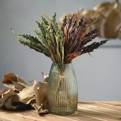 Best Round Ribbed Glass Vase Vases