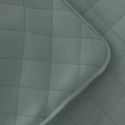 Kirklands Home Quilts|Stitched Diamond 3-pc. King Quilt Set Green