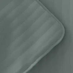 Kirklands Home Quilts|Stitched Stripes 3-pc. Queen Quilt Set Green