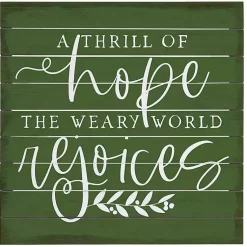 Discount Thrill of Hope Wall Plaque Christmas Art & Wall Decor