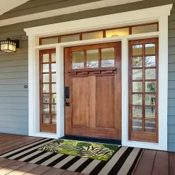 Kirklands Home Doormats|Tropical Fronds Doormat Green