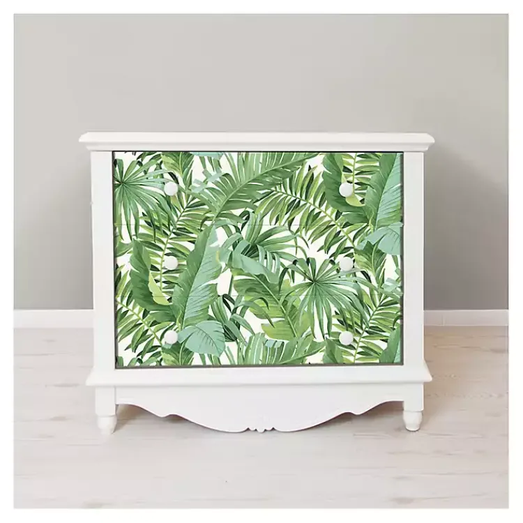Kirklands Home Wall Murals & Wallpaper|Tropical Leaves Peel & Stick Wallpaper Green