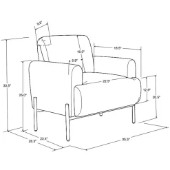 Kirklands Home Accent Chairs|Velvet Upholstered Knox Accent Chair Green