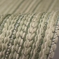 Kirklands Home Outdoor Rugs|Woven Lines Indoor/Outdoor Accent Rug, 2x3 Green