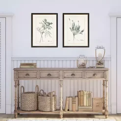Kirklands Home Framed Art|Greenery I Framed Art Prints, Set of 2 Ivory