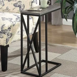 Kirklands Home Accent & End Tables|Gunmetal Tucson C-Table Gray