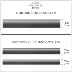 Kirklands Home Curtain Rods & Hardware|Gunmetal Open Sphere Curtain Rod, 72 in.