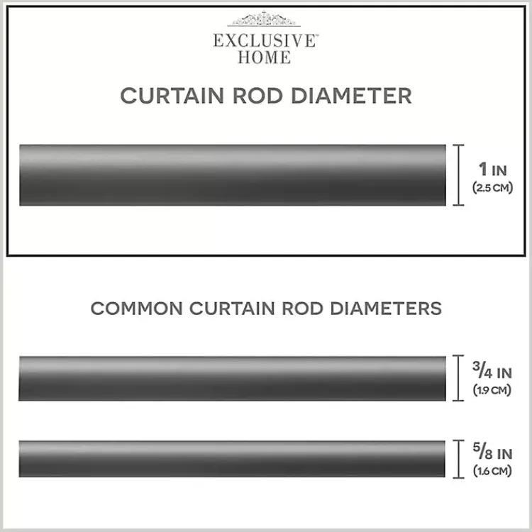 Kirklands Home Curtain Rods & Hardware|Gunmetal Open Sphere Curtain Rod, 72 in.