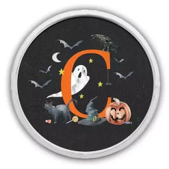Discount Halloween Monogram C White Framed Wall Plaque Halloween