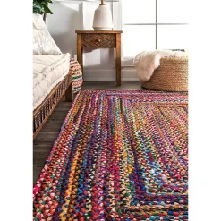 Kirklands Home Area Rugs|Hand Braided Tammara Area Rug, 5x8 Multi